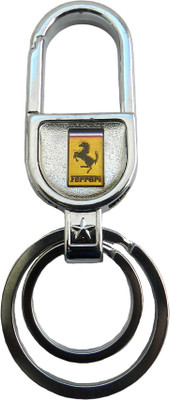 

Techpro Double sided Ferrari Key Chain(Silver)