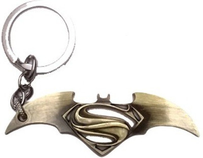 Chainz Batman Vs Superman Bronze Metal Key Chain(Gold)