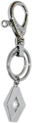 

Aura Cool Imported Renault Cars Full Metal Hook Key Chain(Silver)