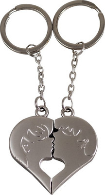 

Forty Creek Couple With Heart Key Chain(Silver)
