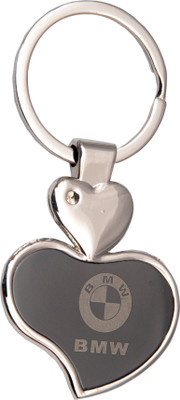 

Oyedeal BMW Heart Shape Key Chain(Silver)