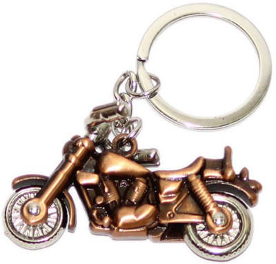 

24x7 Shop Imported Royal Enfield Shape Full Metal Key Chain(Brown, Silver)