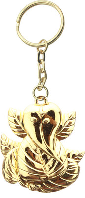 

Confident Gold Ganesha Metal Key Chain(Gold)