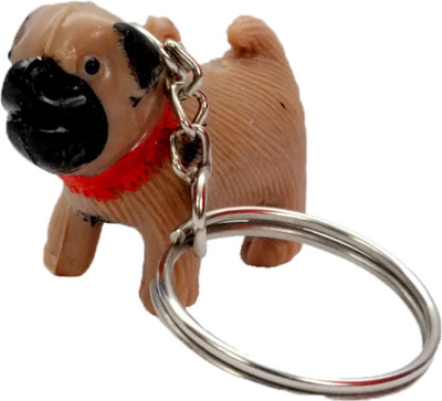

CTW Cute Pug Puppy Key Chain(Brown)