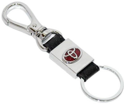 

Aura Toyota Cars Imported Hook Key Chain(Red, Silver)