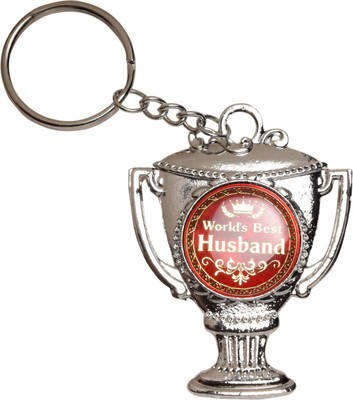 

Oyedeal World's Best Husband Trophy Key Chain(Multicolor)
