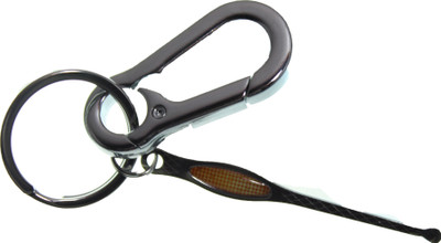 

Madhuraj Metal Hook Locking Locking Key Chain(Silver)