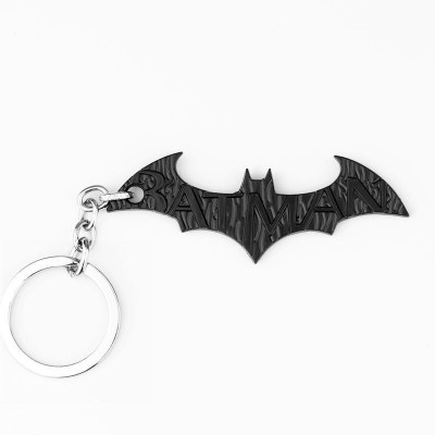 Optimus traders Superhero Batman Justice League wings 3d words Metal Key Chain(Black)