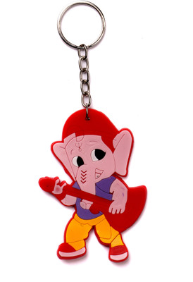 

JDK Ganesha With Guiter Design Key Chain(Multicolor)