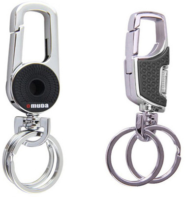 

City Choice Combo of 3709 & 3718 Locking Key Chain(Black)