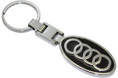 

24x7 Shop Heavy Metal Audi Key Chain(Silver, Black)