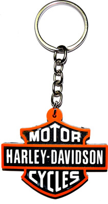 

Pin to Pen Harley Davidson Rubber keychain Key Chain(Multicolor)