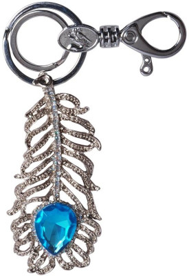 

Phoenix OMG Premium Diamond Studded Hook Locking Key Chain(Silver)