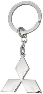 Aura Imported Mitsubishi Full Metal Key Chain(Silver)