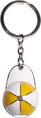 Oyedeal Studded Diamond Cap KYCN128 Key Chain(Yellow)