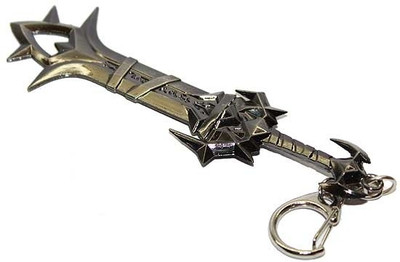 

Aura Warrior Sword Metal Key Chain(Silver)