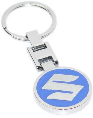 

Aura Maruti Suzuki Metal Stylish Key Chain(Silver, Blue)