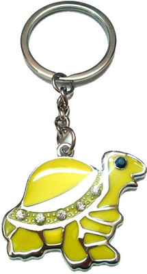 

City Choice Studded Yellow Turtle Key Chain(Yellow)