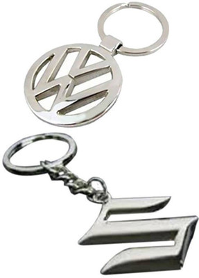 

Alexus Volkswagon And Suzuki Key Chain(Silver)