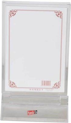 HANDSON BSC10802 WHITE Name Plate Holder