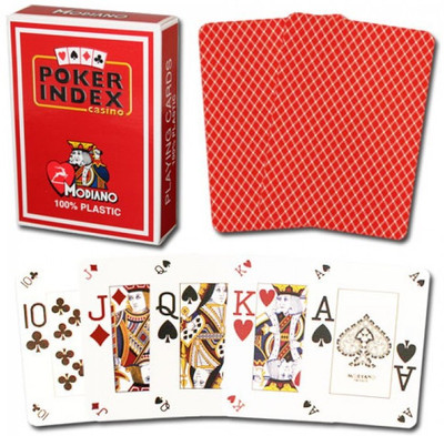 

Modiano Poker Index(Red)