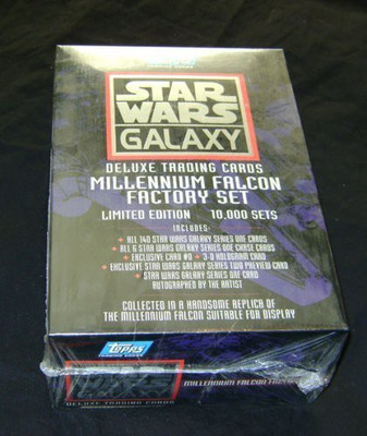 

Topps Star Wars Galaxy Deluxe Trading Millennium Falcon Factory(Black)