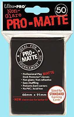 

Pro-Matte Ultra Pro (600 Count) Standard Black Deck Protector(Black)