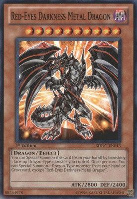 

Yu-Gi-Oh! Redeyes Darkness Metal Dragon (Sddcen013) Structure Deck(Brown)