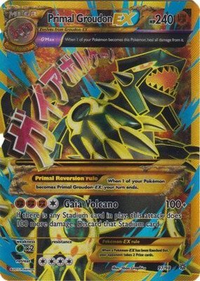 

Pokemon Primal Groudonex (97/98) Ancient Origins Holo(Multicolor)