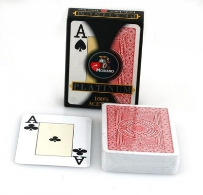 

Modiano Platinum Playing Cards Red