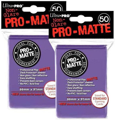 

Pro-Matte Ultra Pro (100 Count) Purple Deck Protector Sleeves Magic(Purple)