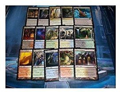 Magic: the Gathering Magic The Gathering 50 Count Nonbasic/Special Lands Lot(Multicolor)