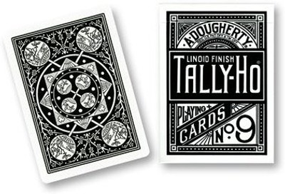 

US Playing Cards Tally Ho Fan Back Playingred Or Blue(Black)