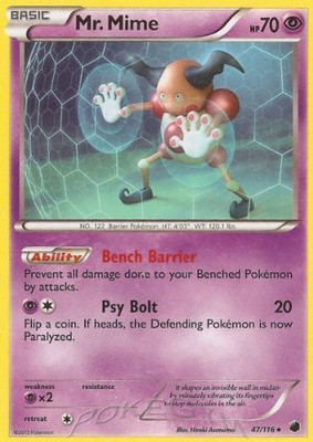 

Pokemon Mr Mime (47/116) Plasma Freeze(Pink)