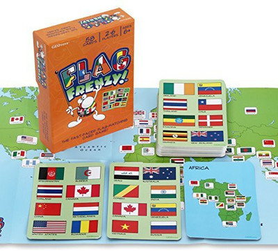 

Geotoys Flag Frenzy Educational Geography(Multicolor)