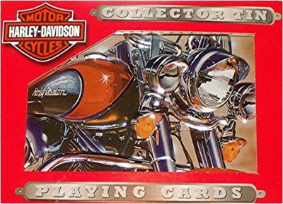 

Harley Davidson Harley Davidson Collector Tin With 2 Decks Of Playing Cards(Red)