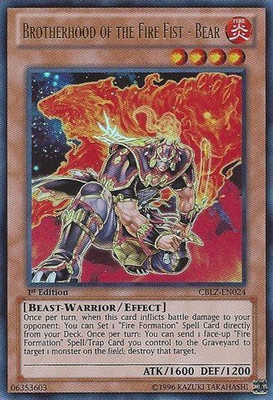 

Yu-Gi-Oh! Brotherhood Of The Fire Fist Bear (Cblzen024) Cosmo Blazer(Brown)
