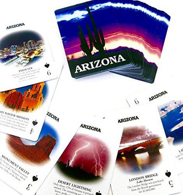 

Shopitivity LLC arizona souvenir playing sdouble deck(Multicolor)