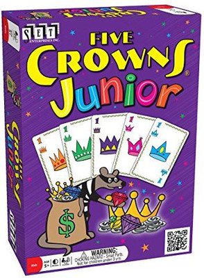 

SET Enterprises Five Crowns Junior Kids Style Rummy(Purple)