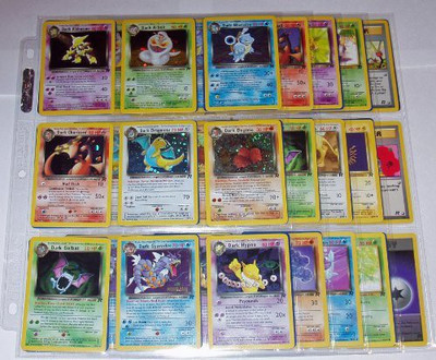 

Pokemon Complete Team Rocket Set 83/82Holos Charizard Blastoise(Multicolor)
