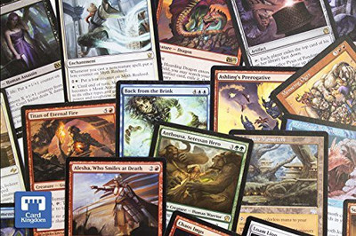 Magic: the Gathering Magic The Gathering 100 Count Rares/Uncommons Only Lot(Multicolor)