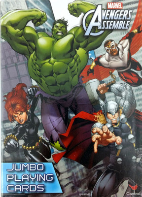 

Marvel Comics the Avengers Assemble Jumbo Playing Cards (Multicolor)