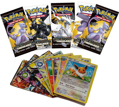

Pokemon Card Legendary Treasures 5 Packs(Multicolor)