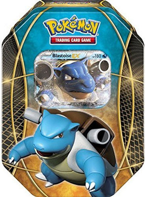 

Pokemon Blastoise Ex Power Trios Tin(Blue)