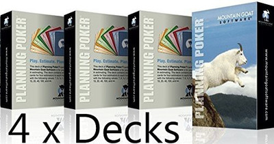 

Mountain Goat Software Planning Poker(16 Player Pack)(Multicolor)