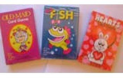

Fun Express Old Maid ,Fish,And Heartss 1 Of Each(Multicolor)