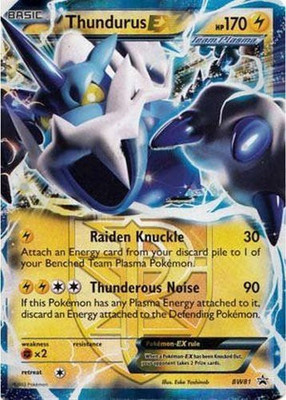 

Pokemon 2013 Thundurusex Tin Promo(Blue)