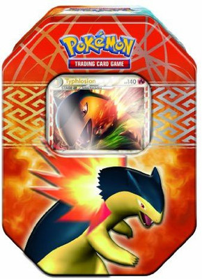 

Pokemon Trading Heartgold And Soulsilver Collector'S Tin Typhlosion(Red)