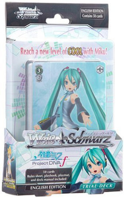 

Weiss Schwarz Hatsune Miku Project Diva F (English) Trial Deck(Multicolor)