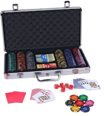 

Casinoite Monte Carlo Dark Millions Clay Pro Poker Chip Set 300 Toy(Multicolor)